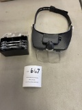Safety glasses with box of replacements