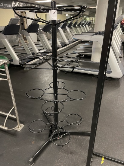 Rack for exercise balls