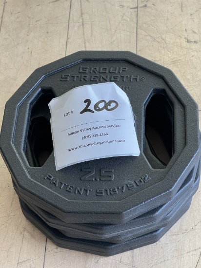 Group Strength free weights - stack of 4