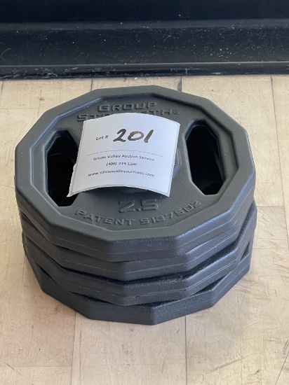 Group Strength free weights - stack of 4