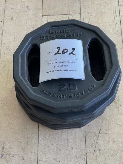 Group Strength free weights - stack of 4