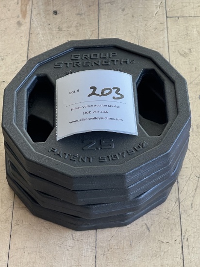 Group Strength free weights - stack of 4