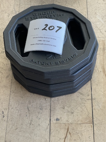 Group Strength free weights - stack of 4