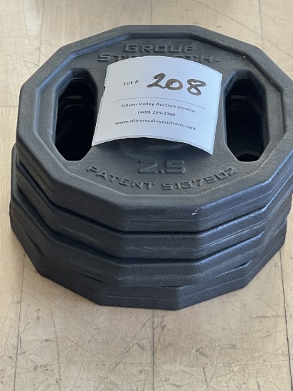 Group Strength free weights - stack of 4