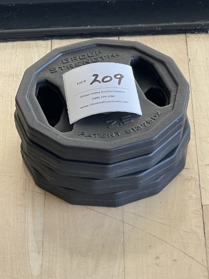 Group Strength free weights - stack of 4