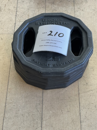 Group Strength free weights - stack of 4