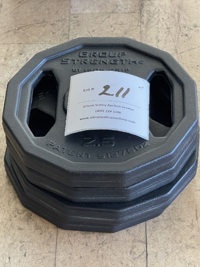Group Strength free weights - stack of 4