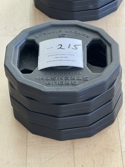 Group Strength free weights - stack of 4