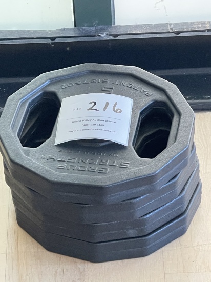 Group Strength free weights - stack of 4