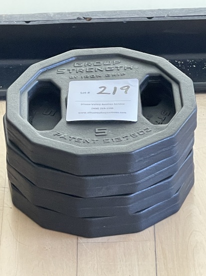 Group Strength free weights - stack of 4