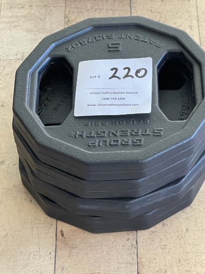 Group Strength free weights - stack of 4