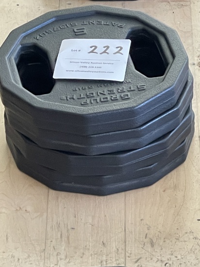Group Strength free weights - stack of 4