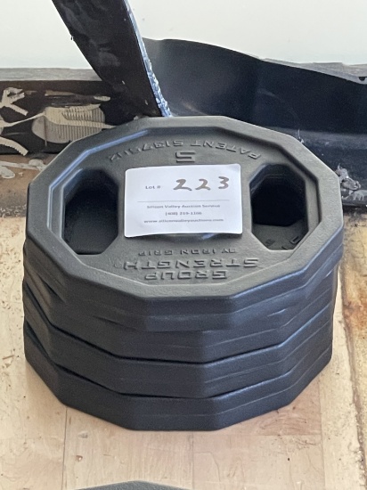 Group Strength free weights - stack of 4