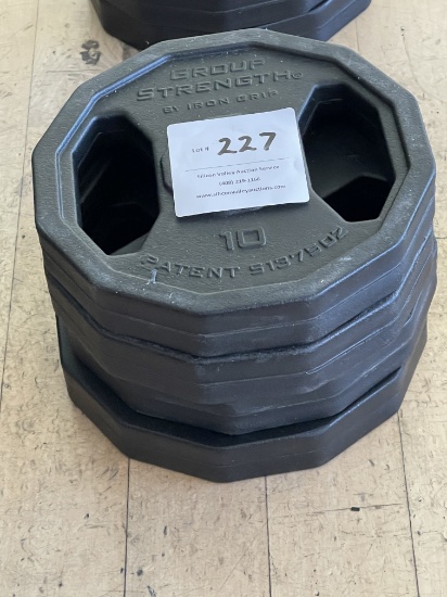 Group Strength free weights - stack of 4