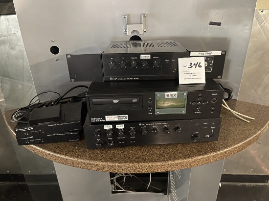Amplifiers, DVD media manager, modulators