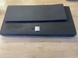 Black rubber floor mats