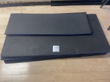 Black rubber floor mats