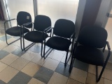 Four reception chairs