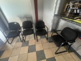Four reception chairs