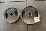 Iron Grip weights  25 lbs and 35 lbs