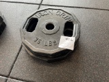 Iron Grip weights  Qty 2 -  35 lbs weights