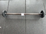 Barbell with Ivanko weights - 35 lbs
