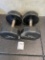 24HR Fitness Iron Grip dumbbells -50 lbs