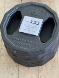 Group Strength free weights - stack of 4