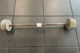Barbell with Ivanko weights 110 lbs