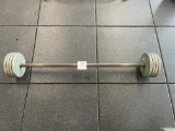 Barbell with Ivanko weights 95 lbs