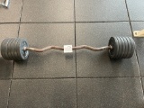 Curl Bar with Ivanko weights 110 lbs