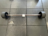 Barbell with Ivanko weights - 75 lbs