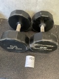 24HR Fitness Iron Grip dumbbells -55 lbs