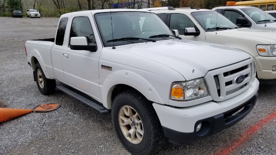 2011 FORD RANGER 4X4 136,260 MILES EXT CAB AUTO