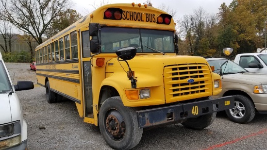 1995 FORD B SERIES SCHOOL BUS  DIESEL