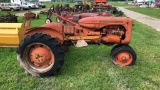 Allis Chalmers C Tractor w/Woods Belly Mower