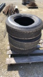 (3) Good Year Workhorse 9.50-16.5LT Tires