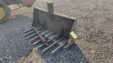 Manure Bucket Forks for Skidsteer