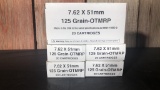 100 rounds 7.62x51mm  125grain-OTMRP