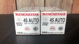 200 rounds Winchester 45Auto 230gr. FMJ
