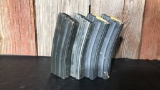 (4) Metal AR Mags