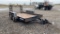 1996 Sauk Centre Welding 12 Ft. Skidsteer Trailer