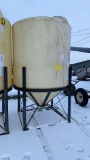 Poly Cone Tank on Stand