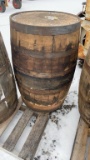 2 Whiskey Barrels