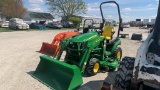 2018 John Deere 1025R Subcompact Tractor W Loader