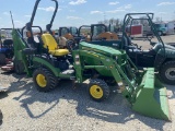 2018 John Deere 1025 R w/120 R Loader & 260 B