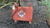 Small red fuel tank