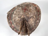 Plains Indian Hide Drum- Painted Buffalo