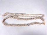 (2) African Trade Beads- Sand Cast & Shell