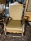 Trend Line Vintage Wood Carved Rocking Chair